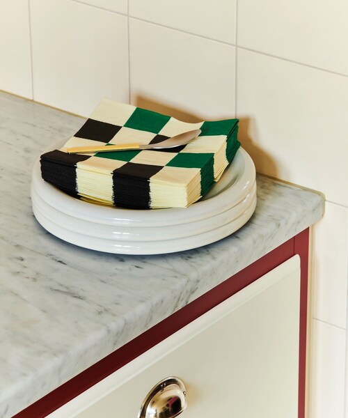 SENSE OF PLACE by URBAN RESEARCH(センスオブプレイスバイアーバンリサーチ)の「HAY Pattern Napkins For Lunch(キッチンツール・メンズ・OW-BL C/OW-GR-BK C/CRM-SND ST/LPK-DBL ST・One)」の8枚目の写真