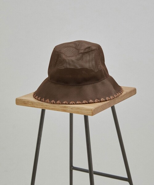 ADAM ET ROPE'（アダムエロペ）の「【La Maison de Lyllis（メゾンドリリス）】QWAU（ハット・レディース・ブラック/ダークブラウン系/サックス/ピンク・F）」の4枚目の写真