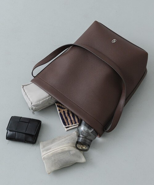 SENSE OF PLACE by URBAN RESEARCH(センスオブプレイスバイアーバンリサーチ)の「バケツバッグ(ショルダーバッグ・レディース・BLACK/IVORY/BROWN・One)」の3枚目の写真