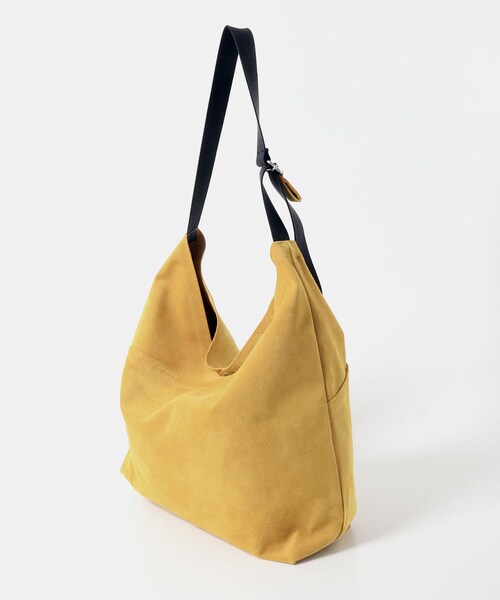 EKAL（エカル）の「HOBO　AZUMA SHOULDER BAG M PS（ショルダーバッグ・メンズ・YELLOW/CHARCOAL・One）」の7枚目の写真