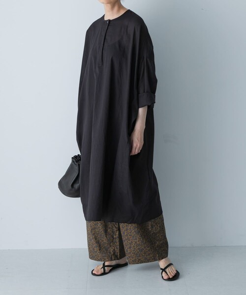 かぐれ（カグレ）の「ボイルチュニックプルオーバー（チュニック・レディース・OFF/GREGE/BLACK・FREE）」の4枚目の写真