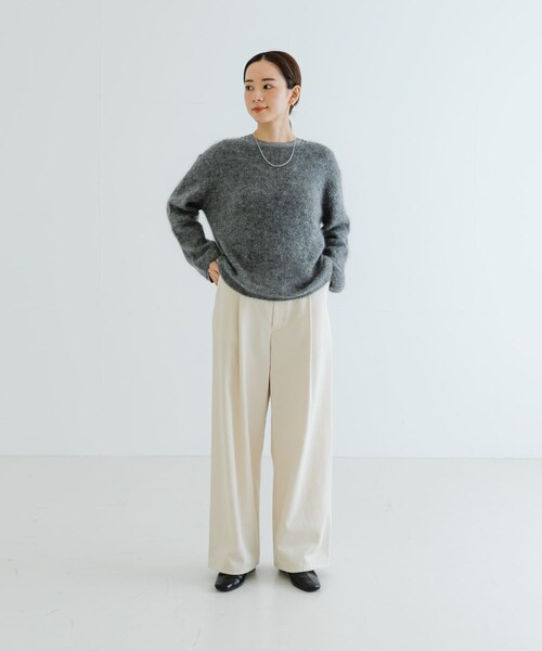 URBAN RESEARCH（アーバンリサーチ）の「チノワイドパンツ（チノパンツ・レディース・BEIGE/NATURAL・36/38）」の22枚目の写真