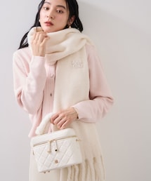 VIS | ふわふわフリンジマフラー/静電気防止(マフラー)