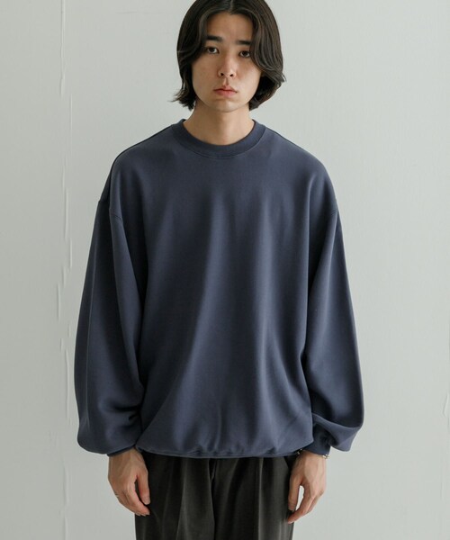 URBAN RESEARCH（アーバンリサーチ）の「COMFORT CREWNECK SWEAT（スウェット・メンズ・GRAY/BLACK/BLUE GRAY/YELLOW・M/L）」の20枚目の写真