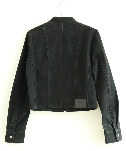 VIS(ビス)の「【reheat】ハートドローイングデニムジャケット【セットアップ対応】(デニムジャケット・レディース・ブラック・F)」の16枚目の写真