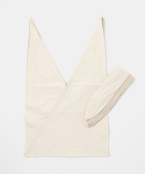 かぐれ（カグレ）の「MITTAN　大麻綿ウェザーWあずま袋 大（その他雑貨・レディース・白×生成/濃紺×黒・One）」の3枚目の写真