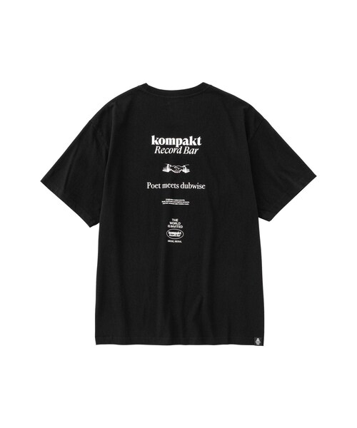 bonjour records（ボンジュールレコーズ）の「POET MEETS DUBWISE/ポエトミーツダブワイズ KOMPAKTRECORD BAR+PMD LOOSEFIT T-Shirt（Tシャツ/カットソー・レディース・ブラック/ホワイト・L/M/XL）」の8枚目の写真