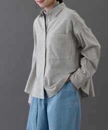 URBAN RESEARCH DOORS（アーバンリサーチドアーズ）の「FORK&SPOON　ネルチェックシャツ（シャツ/ブラウス）」