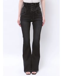 EMODA | スーパーハイウエストフレアパギンス(デニムパンツ)