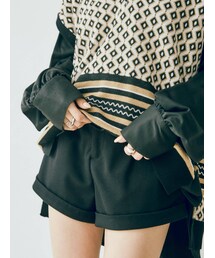 EVRIS | ロールアップタックショートパンツ(その他パンツ)