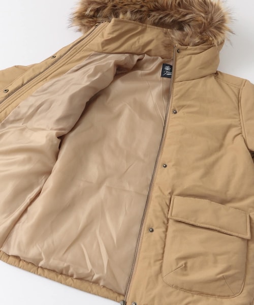 URBAN RESEARCH Sonny Label（アーバンリサーチサニーレーベル）の「ファートリムフードマウンテンパーカー∴（マウンテンパーカー・レディース・カーキ/ベージュ/ネイビー・36/38）」の13枚目の写真