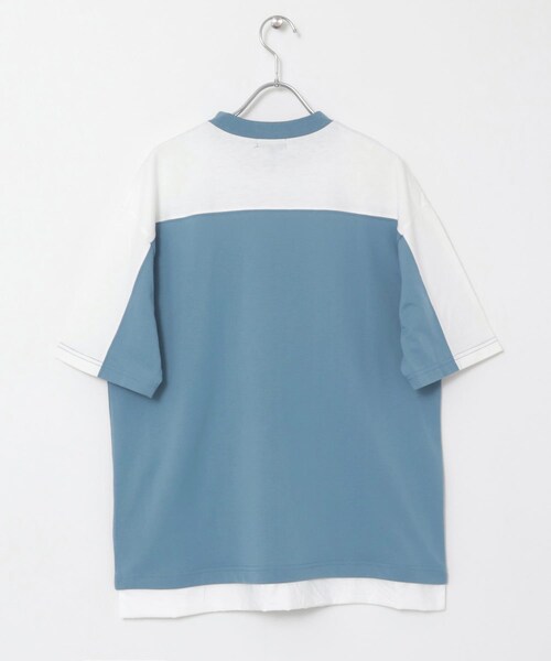 ITEMS URBANRESEARCH（アイテムズ アーバンリサーチ）の「フハクキリカエ TCクルーネックTシャツ（Tシャツ/カットソー・メンズ・BLU/BLK/GRN・M/L）」の11枚目の写真