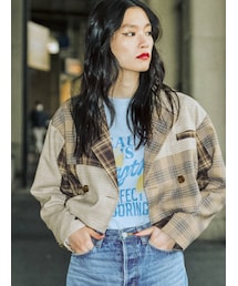 jouetie | パッチワークショートジャケット【セットアップ対応】(その他アウター)