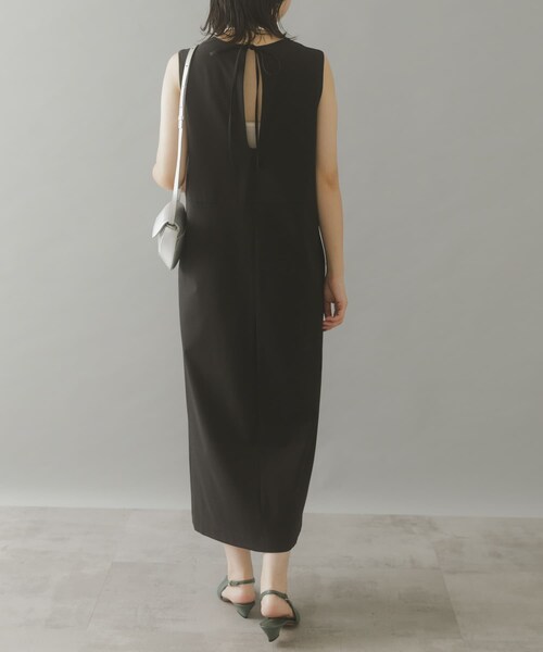 URBAN RESEARCH ROSSO（アーバンリサーチロッソ）の「...&DEAR 2wayバックリボンワンピース（ワンピース・レディース・GRAY/BLACK・FREE）」の6枚目の写真