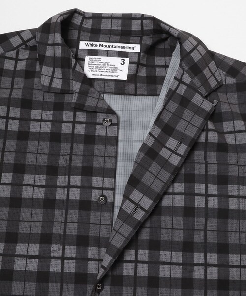 EKAL(エカル)の「White Mountaineering MADRAS CHECK OC SHIRTS(シャツ/ブラウス・メンズ・BLACK/ORANGE/PINK・2/3)」の6枚目の写真