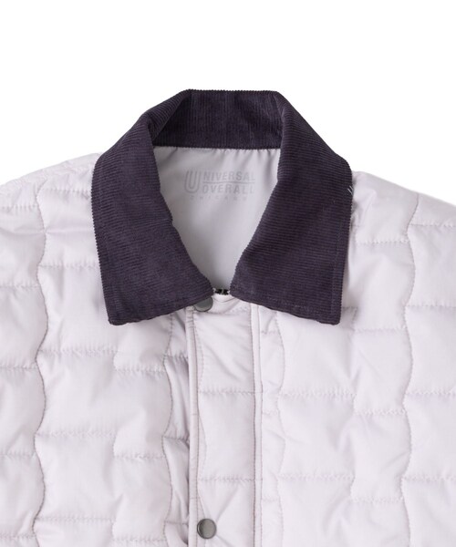 ADAM ET ROPE'(アダムエロペ)の「【UNIVERSAL OVERALL】for M FLAG QUIL TING JACKET(カバーオール・レディース・ブラック/グレー/ダークブラウン・L/M/XL)」の12枚目の写真