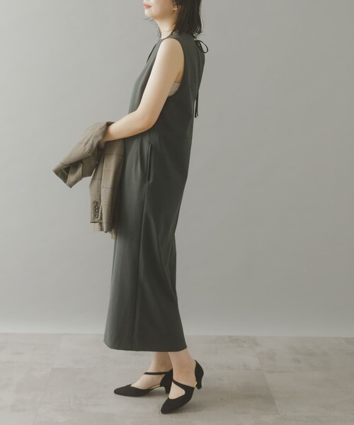 URBAN RESEARCH ROSSO（アーバンリサーチロッソ）の「...&DEAR 2wayバックリボンワンピース（ワンピース・レディース・GRAY/BLACK・FREE）」の17枚目の写真