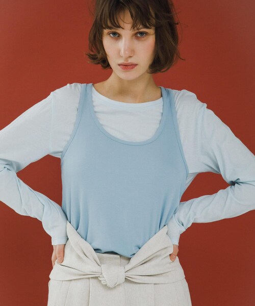 LAATO（ラート）の「twist bustier（キャミソール・レディース・シャドウ/クリーム・Free）」の4枚目の写真