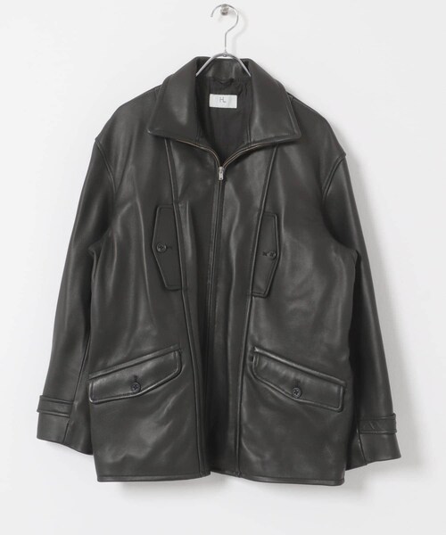URBAN RESEARCH（アーバンリサーチ）の「HERILL　Lambnaked Jacket（ライダースジャケット・メンズ・Black・1/2）」の7枚目の写真