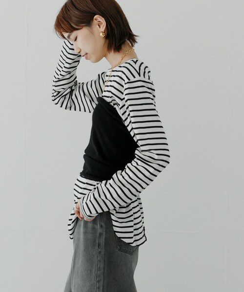 URBAN RESEARCH（アーバンリサーチ）の「ウールカシミヤニットビスチェ（その他トップス・レディース・BLACK/GRAY/KHAKI・FREE）」の9枚目の写真