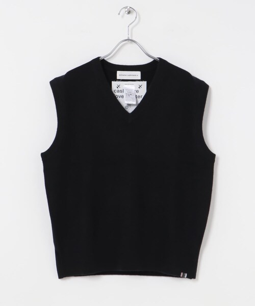 URBAN RESEARCH（アーバンリサーチ）の「Extreme Cashmere　spencer（ベスト・レディース・cream/raven/felt・-）」の5枚目の写真