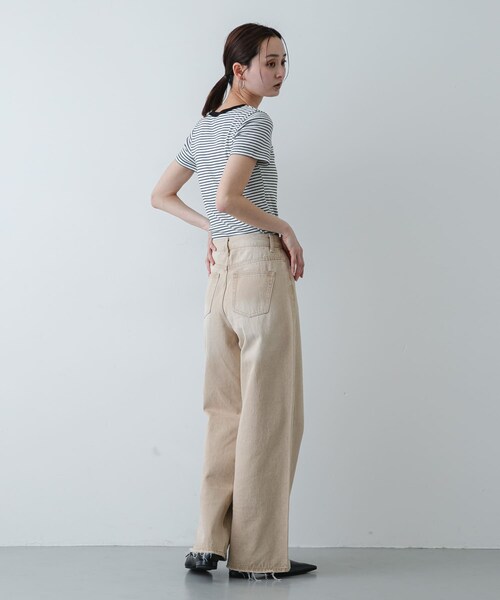 SENSE OF PLACE by URBAN RESEARCH（センスオブプレイスバイアーバンリサーチ）の「ストレートレッグデニム（その他パンツ・レディース・D.INDIGO/BLACK/BEIGE/L.INDIGO・S/M/XS/L/XL）」の22枚目の写真