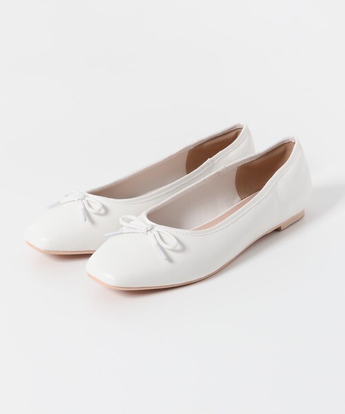 URBAN RESEARCH Sonny Label（アーバンリサーチサニーレーベル）の「コンフォートバレエシューズ（バレエシューズ・レディース・ホワイト/ピンク/ブラック・S/M/L）」の6枚目の写真