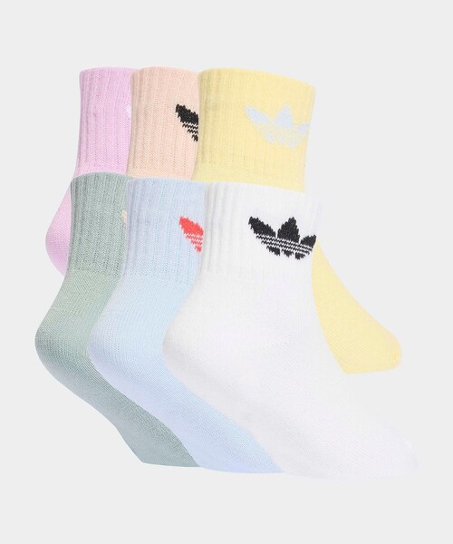 ROPE' PICNIC(ロペピクニック)の「【KIDS/キッズ】【adidas/アディダス】KIDS ANKLE SOCK 6P(ソックス/靴下・キッズ・その他・F)」の3枚目の写真