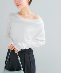 URBAN RESEARCH ROSSO WOMEN | エアリータッチ2WAYネックプルオーバー(Tシャツ/カットソー)