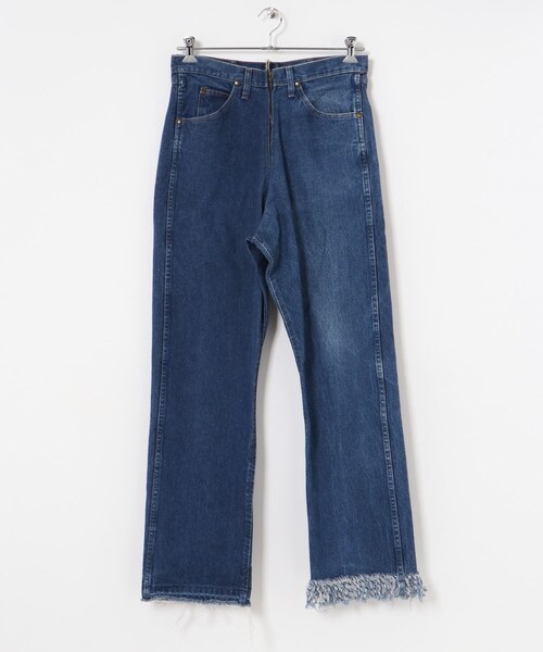 THE GOODLAND MARKET（ザグッドランドマーケット）の「77circa　fringe denim pants（デニムパンツ・レディース・Blue/Blue1・26/28/30/32）」の9枚目の写真