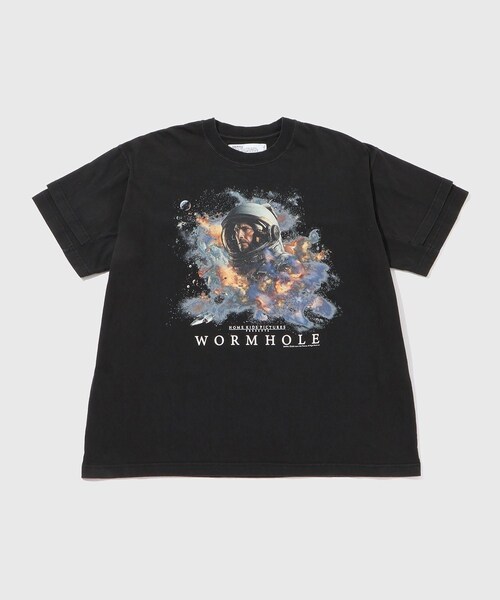 ADAM ET ROPE'（アダムエロペ）の「【DAIRIKU/ダイリク】Movie WORMHOLE Swtching Tee（Tシャツ/カットソー・メンズ・ブラック・M）」の2枚目の写真