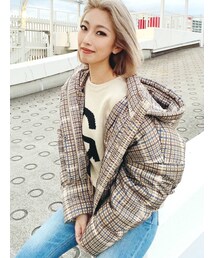 GYDA | Removable backロング ショートダウンコート(ダウンジャケット/コート)