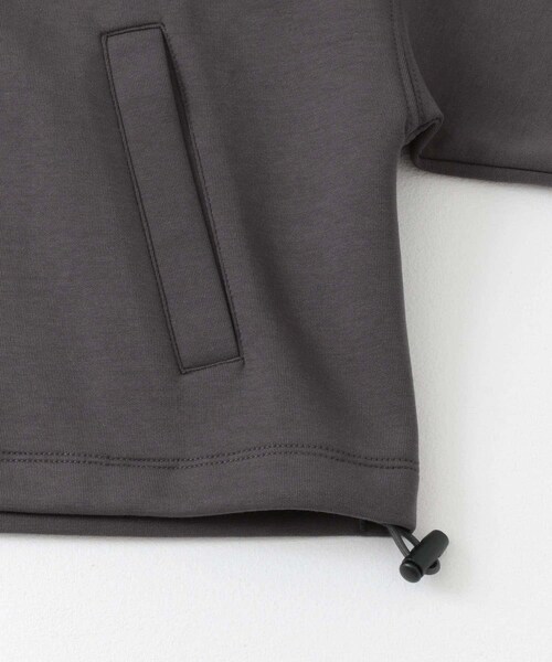 URBAN RESEARCH Sonny Label（アーバンリサーチサニーレーベル）の「SLAB　Stand Short Blouson（スウェット・レディース・グレージュ/チャコール・FREE）」の13枚目の写真