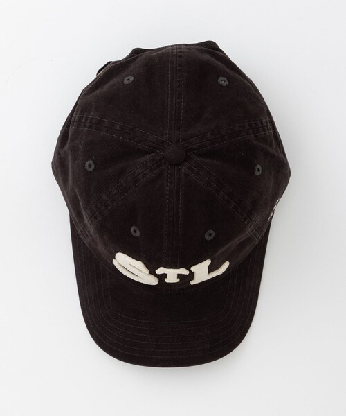 ADAM ET ROPE'(アダムエロペ)の「【AMERICAN NEEDLE】BASEBALL CAP(キャップ・レディース・ブラック/レッド・F)」の10枚目の写真