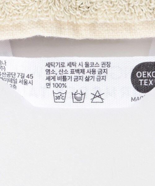 URBAN RESEARCH(アーバンリサーチ)の「WARMGREYTAIL HANDTOWEL-BUNNY BUNNY(タオル・メンズ・CREAM/BROWN/PINK/YELLOW/MINT・-)」の16枚目の写真