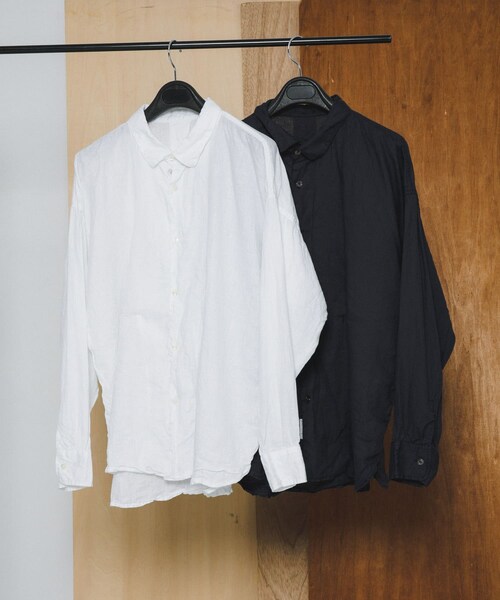 URBAN RESEARCH(アーバンリサーチ)の「Gurank Linen shirts(シャツ/ブラウス・メンズ・WHT/NVY・2/3)」の5枚目の写真