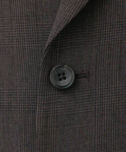 URBAN RESEARCH DOORS(アーバンリサーチドアーズ)の「LIFE STYLE TAILOR ウーリーノグレンチェックダブルジャケット(テーラードジャケット・メンズ・BROWN-CH・S/M/L/XL)」の8枚目の写真
