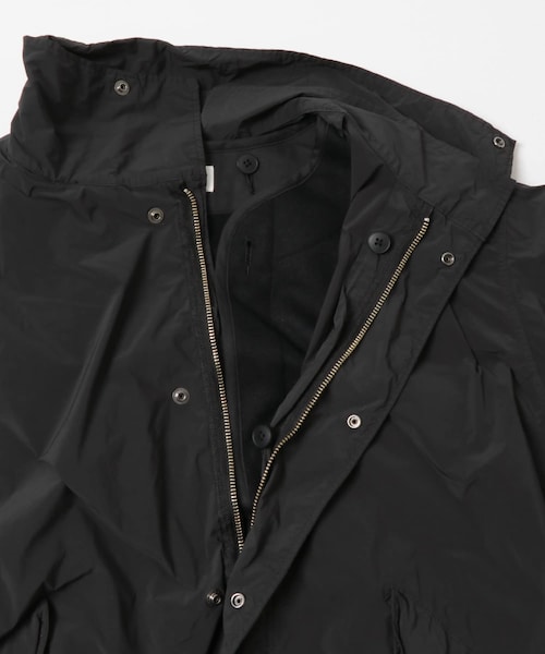 URBAN RESEARCH（アーバンリサーチ）の「ATON　AIR WEATHER SHORT MODS（モッズコート・メンズ・BLACK/BROWN・4/6）」の5枚目の写真