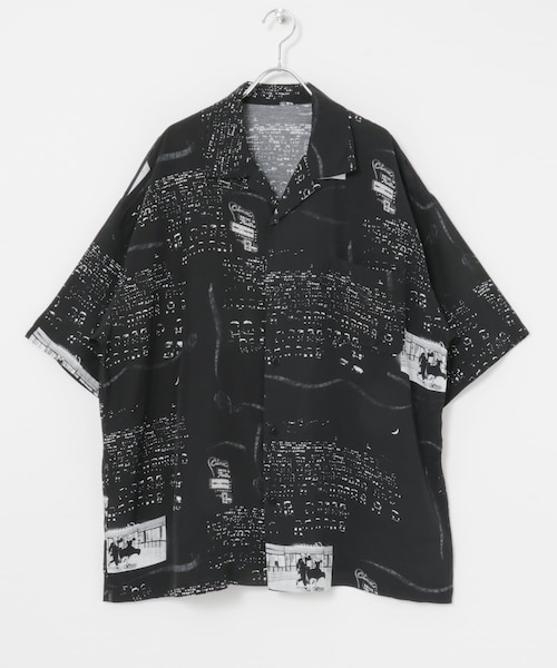 URBAN RESEARCH(アーバンリサーチ)の「PORTER CLASSIC ALOHA SHIRTS DRIVEIN THEATER(シャツ/ブラウス・メンズ・BLK・L/XL)」の1枚目の写真