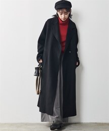 【高級】 AGNONA DELBA ロングコート 大きいサイズ3L ロングコートレディースファッション(3L)通販 - ベルーナ【公式】