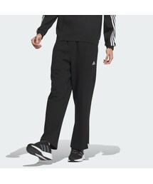 adidas | エッセンシャルズ プラス レギュラーフィット スモールロゴ フレンチテリー オープンヘムパンツ(その他パンツ)
