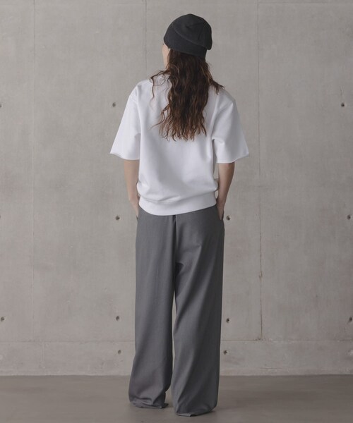 URBAN RESEARCH Sonny Label（アーバンリサーチサニーレーベル）の「『別注』CHAMPION×Sonny Label　ロゴスウェットTシャツ（スウェット・レディース・ホワイト/スカイブルー/ネイビー/オートミール・M/L）」の12枚目の写真