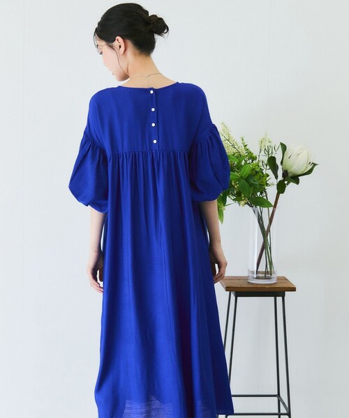 Jayro(ジャイロ)の「袖ボリュームワンピース(ワンピース・レディース・ブラック/ブルー/ピンク・F)」の15枚目の写真