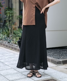 ITEMS URBANRESEARCH | カットレースフレアスカート(スカート)