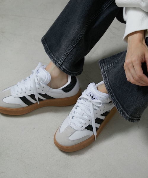 ADAM ET ROPE'（アダムエロペ）の「【公式サイト限定】【adidas（アディダス）】SAMBA XLG/サンバ（スニーカー・レディース・ブラック/ホワイト・22.5/23.5/24.5）」の13枚目の写真