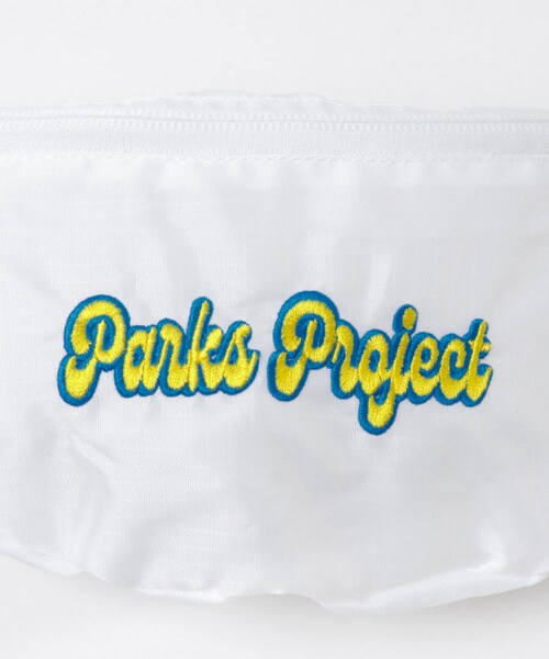 THE GOODLAND MARKET（ザグッドランドマーケット）の「『別注』PARKS PROJECT×TGM　WAIST BAG（ボディバッグ/ウエストポーチ・メンズ・Gray/White・one）」の5枚目の写真