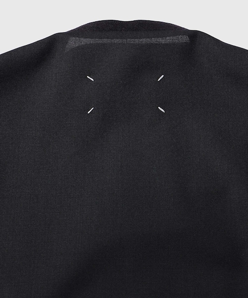 ADAM ET ROPE'(アダムエロペ)の「【Maison Margiela/メゾン マルジェラ】CARDI JACKET(ノーカラージャケット・メンズ・ブラック・46/48/50)」の10枚目の写真