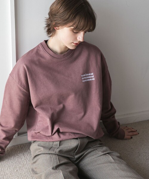 URBAN RESEARCH(アーバンリサーチ)の「『別注』Les Petits Basics×URBAN RESEARCH SWEAT(スウェット・レディース・F NAVY/K COFFEE・XS)」の21枚目の写真