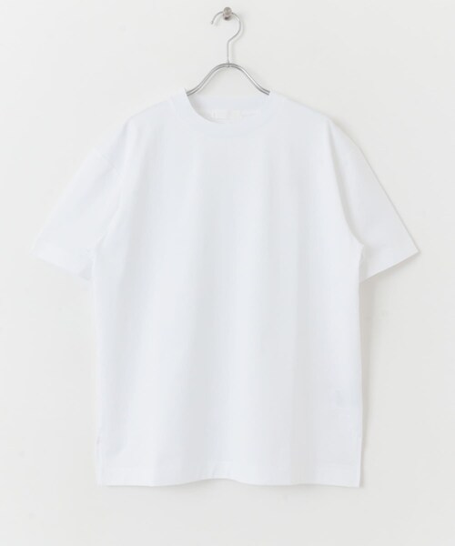 SENSE OF PLACE by URBAN RESEARCH（センスオブプレイスバイアーバンリサーチ）の「シルケットTシャツ(5分袖)（Tシャツ/カットソー・メンズ・WHITE/BLACK/CHARCOAL/GREEN・S/M/L）」の22枚目の写真
