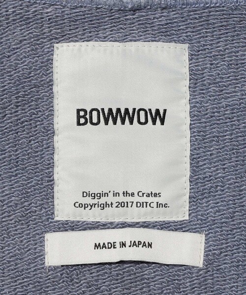 ADAM ET ROPE'(アダムエロペ)の「【BOWWOW/バウワウ】THE DITC JOURNAL ZIP HOODIE AGED(パーカー・メンズ・ネイビー系・L/M)」の10枚目の写真